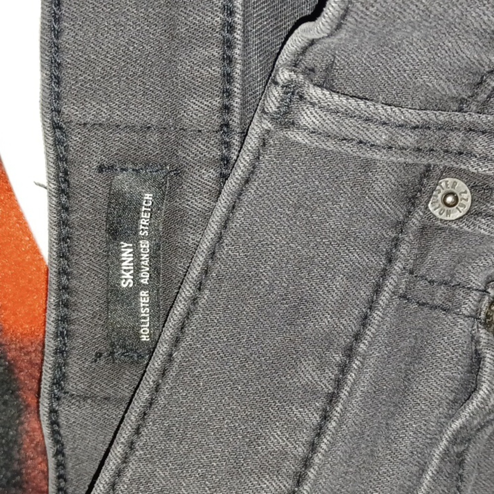 Mens Hollister Jeans sz 31x30 blk - Picture 10 of 11